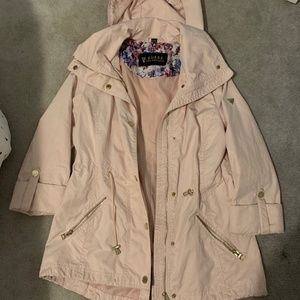Guess Light / Pale Pink Rain Coat / Jacket